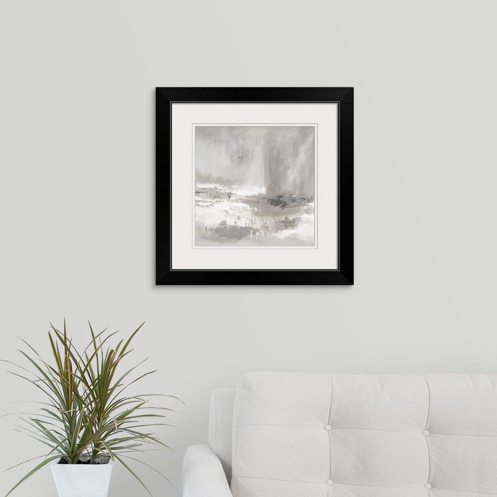 "Between Layers" Black Framed Art Print, 20"x20"x1"