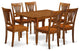 7 Pc Kitchen Nook Dining Set -Kitchen Table 6 Chairs For Dining Room