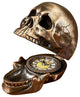 Memento Mori Skull Clock