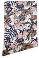 Deny Designs Marta Barragan Camarasa Winter Jungle Wallpaper, Pink, 2'x10'