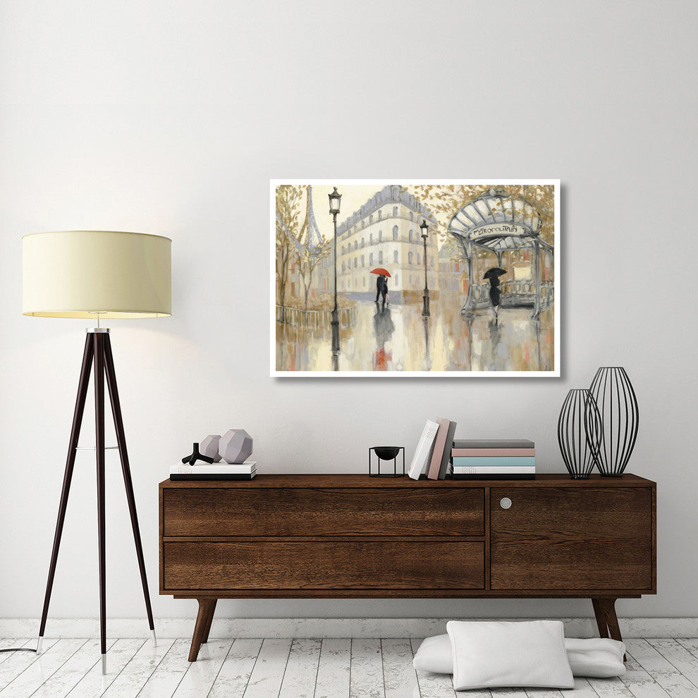 "To the Metro" Digital Paper Print by Julia Purinton, 50"x34"