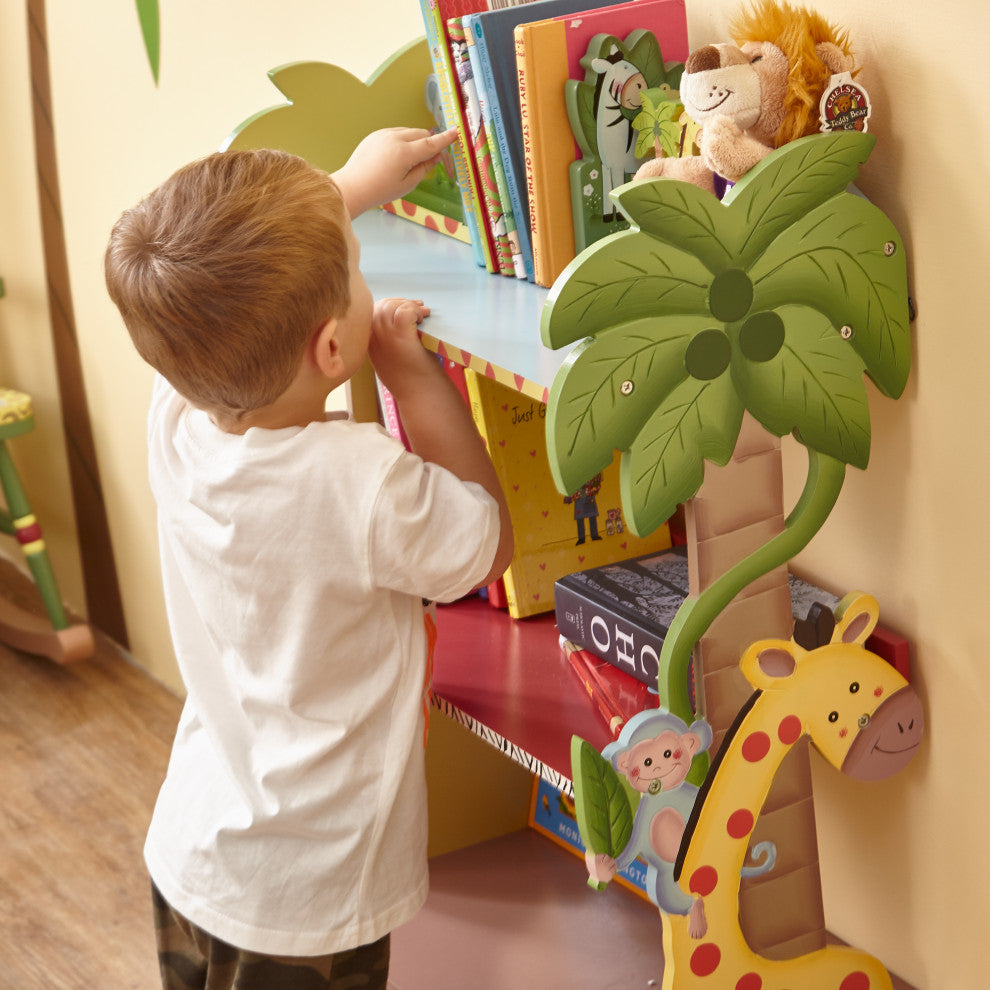 Kids Sunny Safari Bookshelf - Toy Furniture