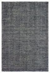 Liana Hand-Tufted Wool and Viscose Shaded Solid Charcoal/Black Rug, 5' x 8'