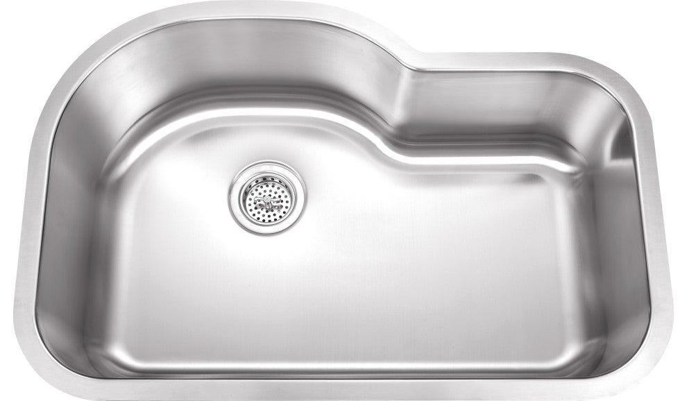 Wells Sinkware Uneven Single Bowl Sink