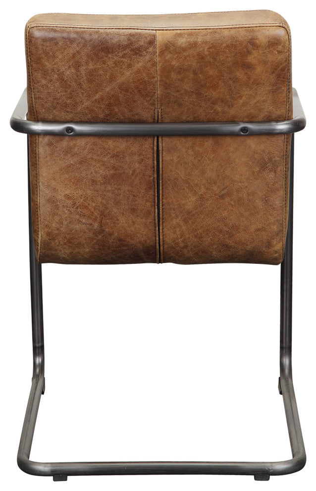 Industrial Ansel Arm Chair Light Brown - M2 - Brown