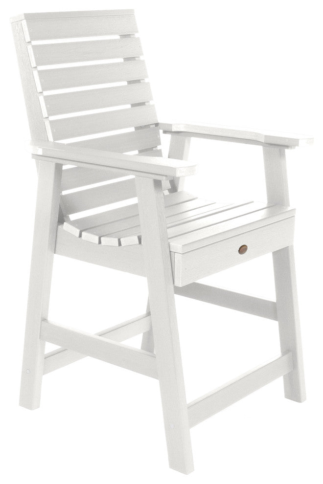 Weatherly 7-Piece Rectangle Counter-Height Dining Set, White