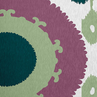 Boho Chenille Rug, Green, 5'x7'
