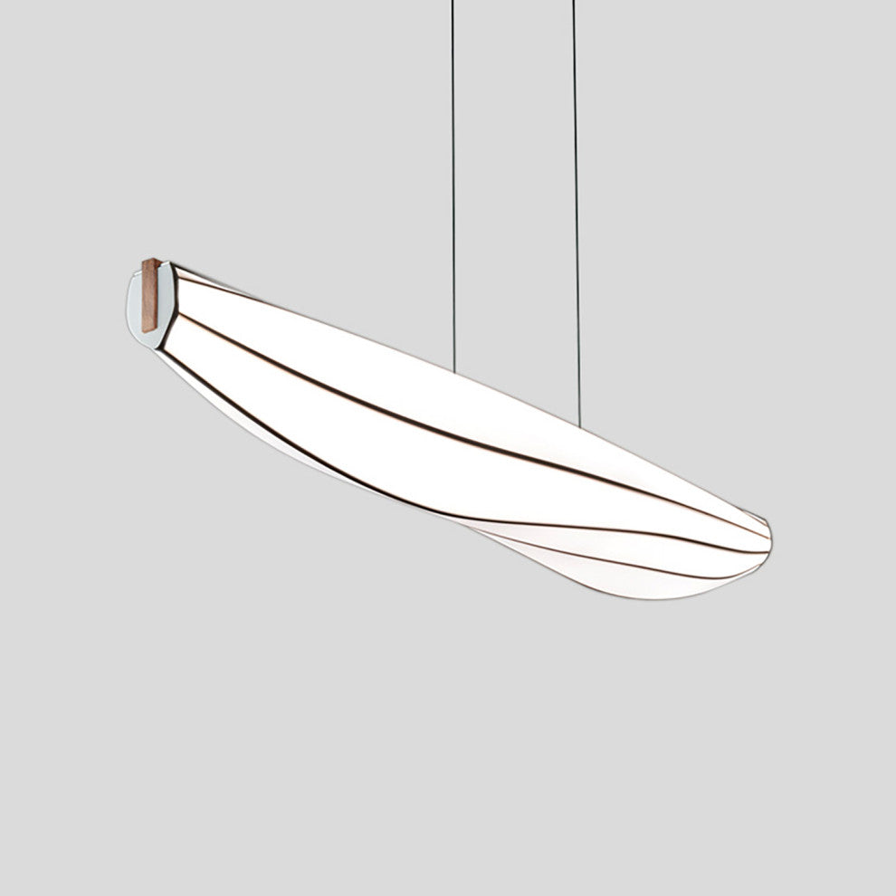 Lenis LED Linear Pendant, Walnut, 3500k - 277v
