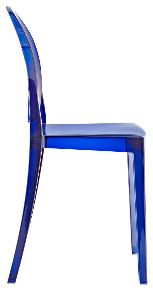 Modern Blue Casper Dining Chairs Set of 4