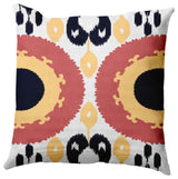 Boho Indoor/Outdoor Throw Pillow, Yellow, 18x18"