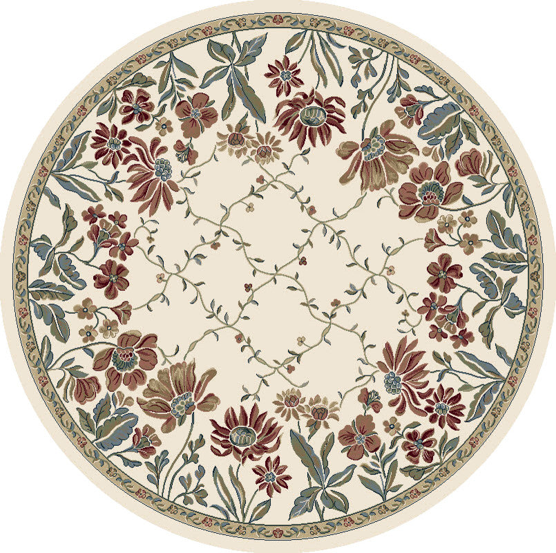 Ancient Garden Rug, 7'10" Round