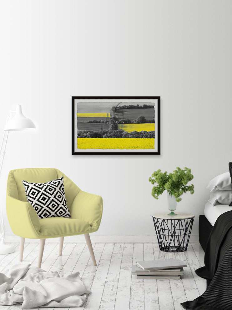 "Spring Colors" Framed Painting Print, 36x24