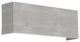 Eglo 1x100w Wall Light W/ Matte Nickel Finish & Satin Glass - 86998A