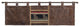 Backwoods Black Bear Faux Suede Valance