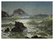 "Seal Rock, California" Digital Paper Print by Albert Bierstadt, 18"x14"
