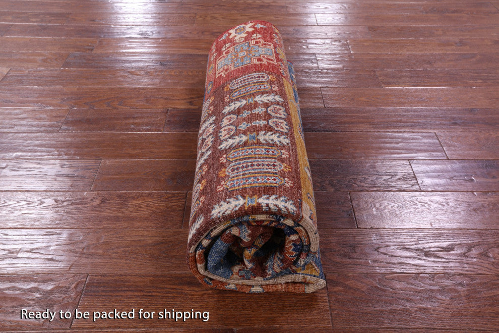 Super Kazak Handmade Wool Rug 5' 10" X 7' 8" Q11096