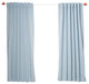 Solid Thermal Blackout Curtain Panels, Sky Blue, 63", Set of 2