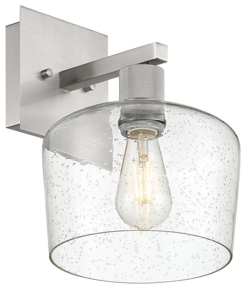 Access Lighting 63144LEDDLP/SDG Port Nine 12" Tall LED Wall - Brushed Steel