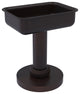 Vanity Top Soap Dish with Twisted Accents, Venetian Bronze