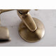 Kingston Brass 6" Adjustable Wall Mount Clawfoot Tub Faucet, Antique Brass