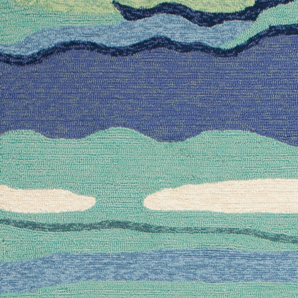 KAS Harbor 4216 Ocean Lagoon Area Rug, 3'x5'
