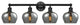 Innovations 616-4W-BK-G93 Fenton 4 Light 33.5" Bath Vanity Light, Matte Black