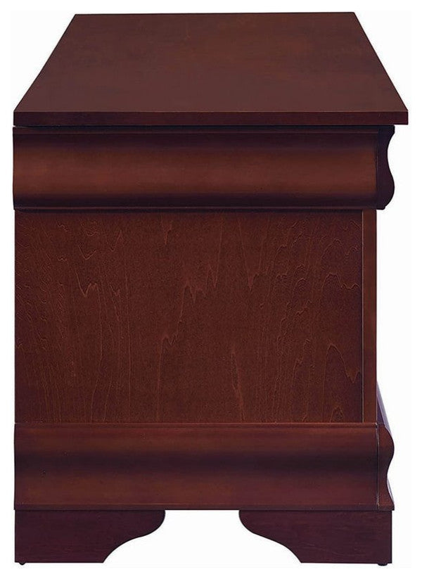 Coaster Pablo Traditional Rectangular Wood Cedar Chest Warm Brown