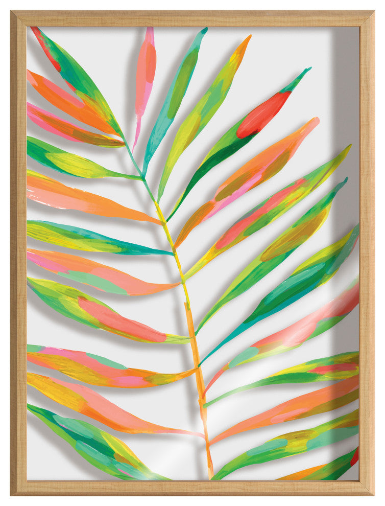 Blake Palma Framed Printed Glass by Jessi Raulet of Ettavee, Natural 18x24