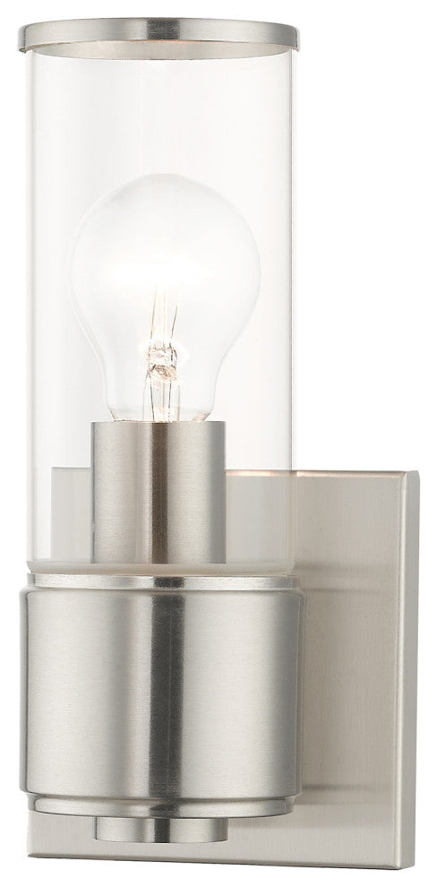 Quincy 1-Light Brushed Nickel ADA Sconce