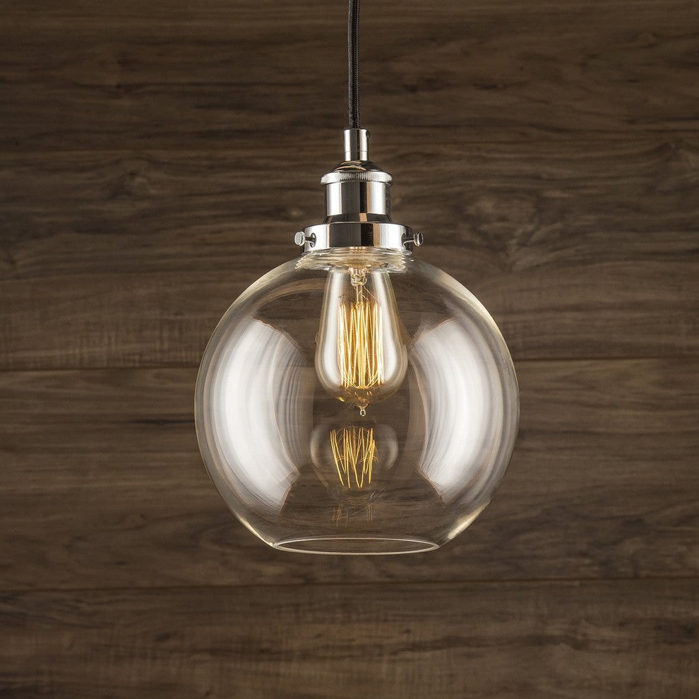 Primo Pendant With Clear Glass Shade