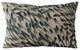 Plutus Green Black Bird Feather Animal Luxury Throw Pillow, 20"x36"