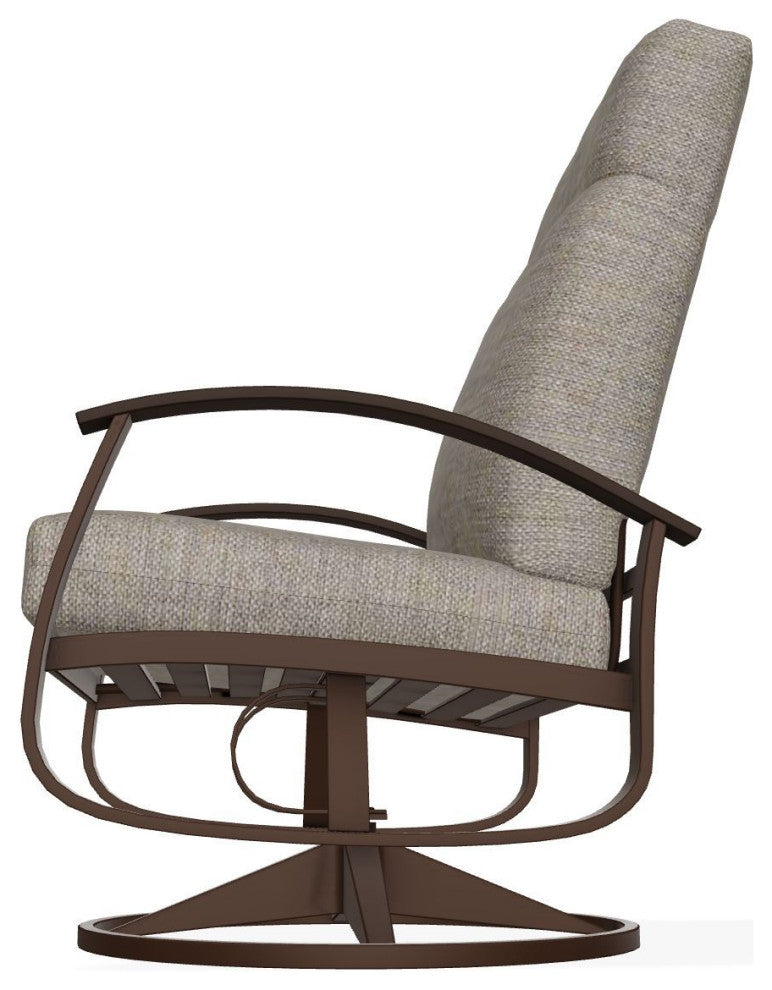 Belle Isle Cushion Deep Seat Outdoor Swivel Rocker, Cast/Kona