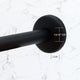 10" Shower Arm In Powder Coated Flat Black