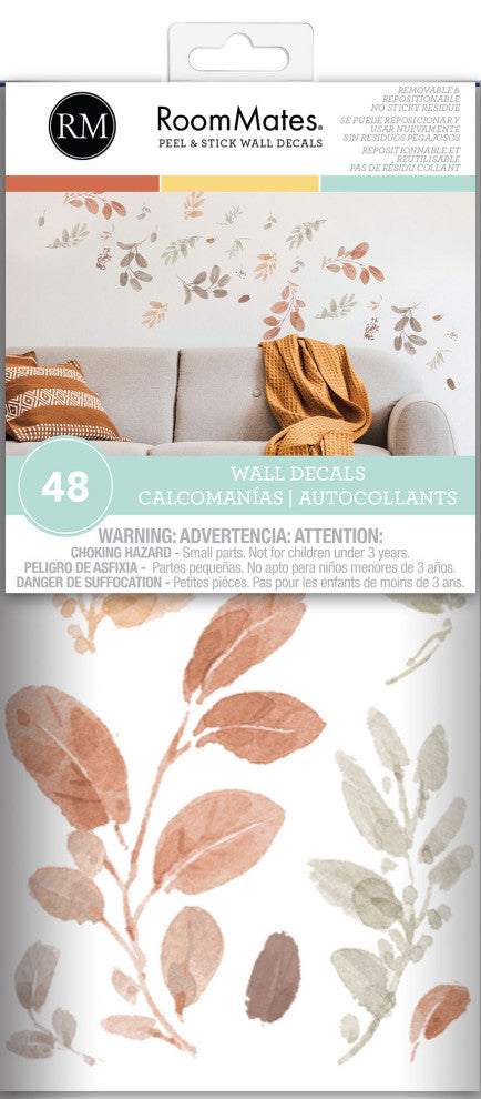 Lisa Audit Autumn Dancing Leaves Peel & Stick Wall Decals