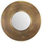 Uttermost Axel Round Brass Mirror