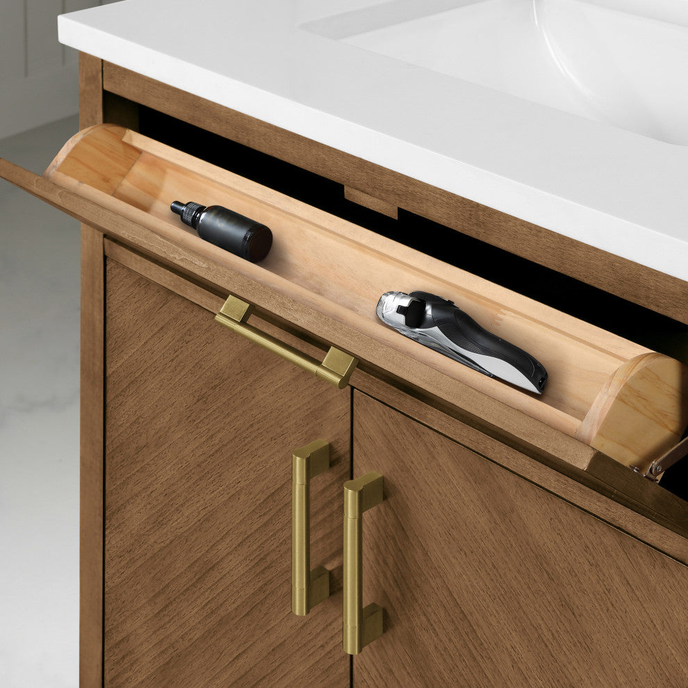 OVE Decors Diya 30" Single Sink Bathroom Vanity, Sage Green, Macchiato, 30 in.