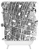 CityFabric Inc NYC White Shower Curtain