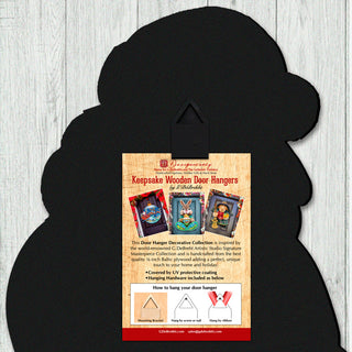 Joy Nativity Wooden Door Hanger