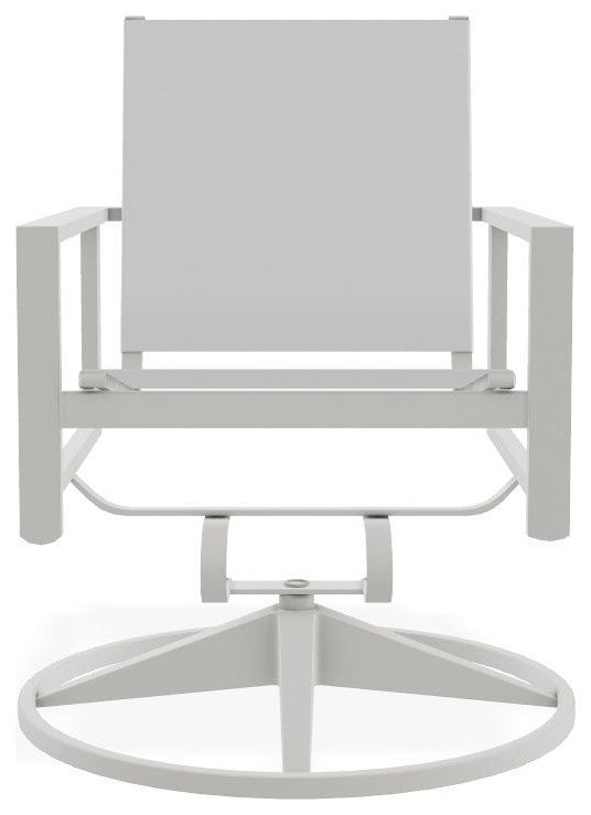 Tribeca Sling Aluminum Outdoor Swivel Rocker