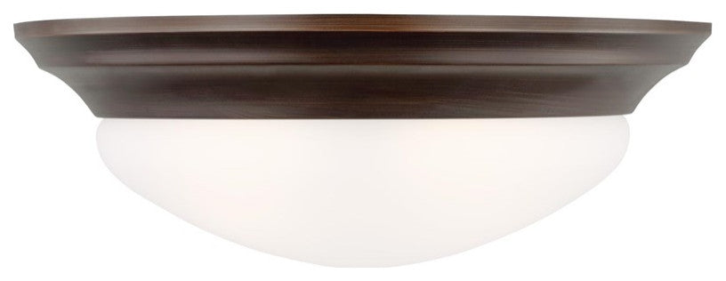 Nash 2-Light Ceiling Flush Mount Bronze