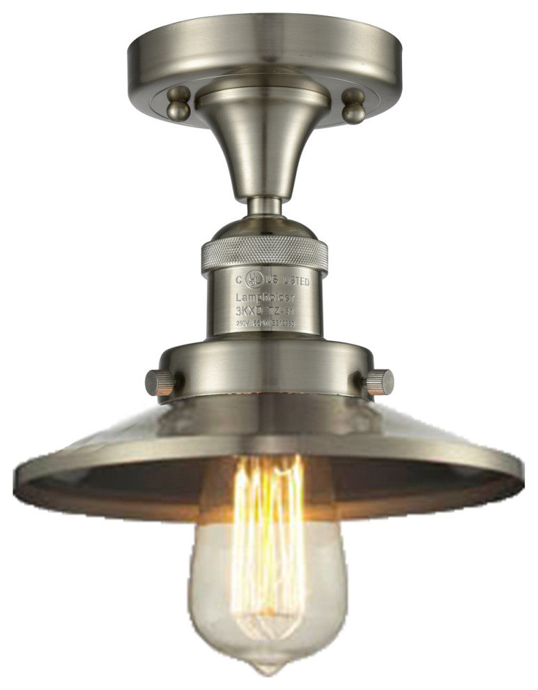 Innovations Lighting 517-1Ch-Sn-M2-Led 1 Light Dimmable Led Semi-Flush Mount
