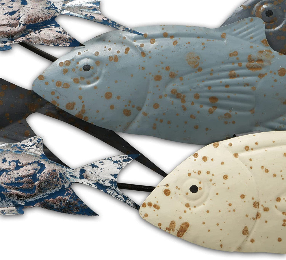 Coastal School of Fish Wall Decor