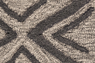 Weave & Wander Fadden Rug, Charcoal/Taupe, 3'6"x5'6"