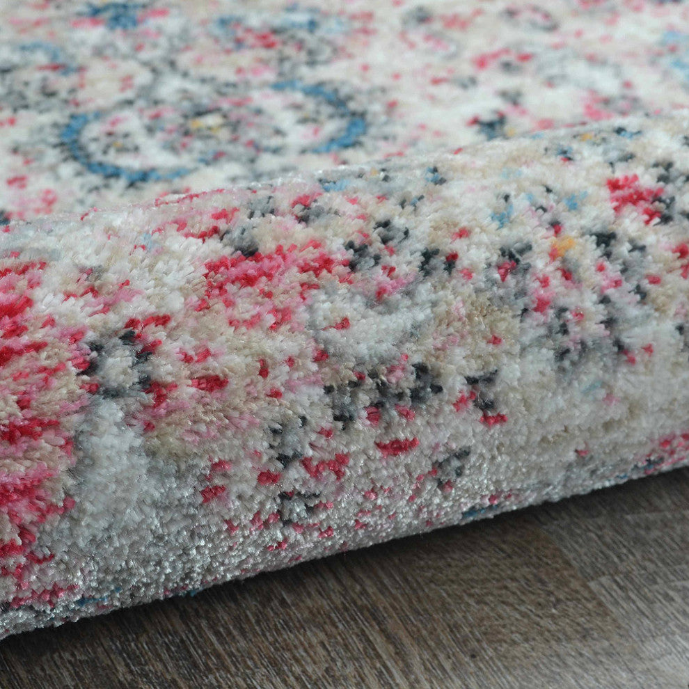MACHINE MADE POLYESTER AREA RUGS  -Multicolor, Oriental ,Rugs for Living Room