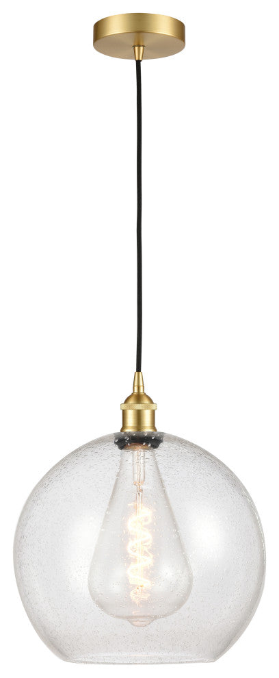 Innovations 616-1P-SG-G124-12 1-Light Mini Pendant, Satin Gold