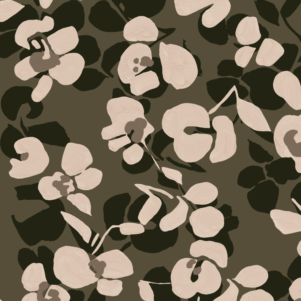 Twin Headboard, Color Block Floral Lg Camo