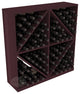 Solid Diamond Storage Bin, Redwood, Burgundy