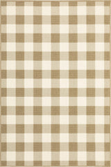 Oriental Weavers Marina Tan/ Ivory Geometric Indoor/Outdoor Rug 5'3"X7'6"