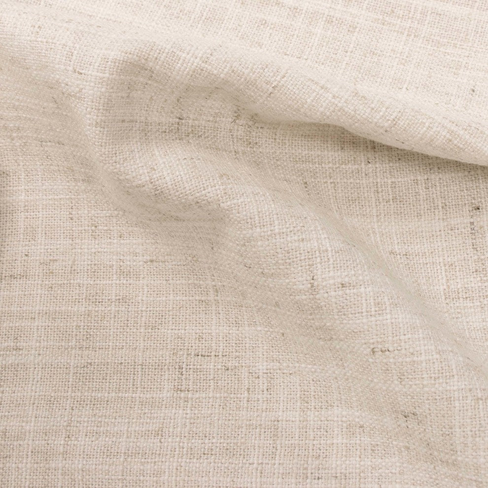 Maxwell Wingback Headboard, Linen Talc, King