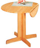 Wooden Round Dining Table, Natural Brown